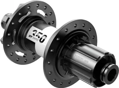 Image de Moyeu DT Swiss VTT HR 350 DEG 28 trous noir - roue libre précise avec cliquet ...