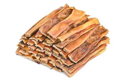 Produktbild von Rinderkopfhaut 4kg, ca. 15-25 cm Kopfhaut Stangen für Hunde,
