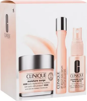 Produktbild von Clinique Moisture Surge Set Hydrator 75ml/Eye Serum 15ml/Face Spray 30ml 120 ml