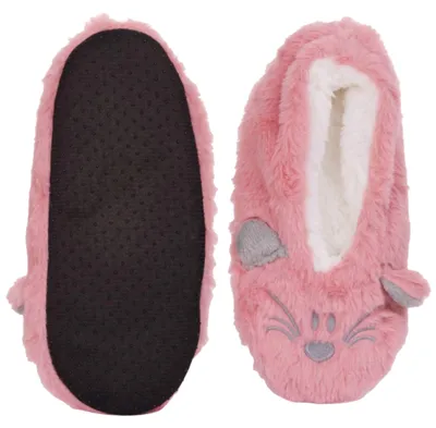 Immagine prodotto di Pantofole da donna rosa - morbide pantofole taglie 35-38 - Pantofole - suola antiscivolo - suola morbida