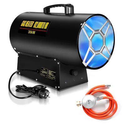 Produktbild von TolleTour Gasheizgebläse Gasheizer Heizgerät Gasstrahler Gas Heizgebläse manuelle Zündung Gaskanone 30000W für 450㎡ Werkstätten, Straßenbrücken, Eisenbahnflughäfen Maschinenwartung