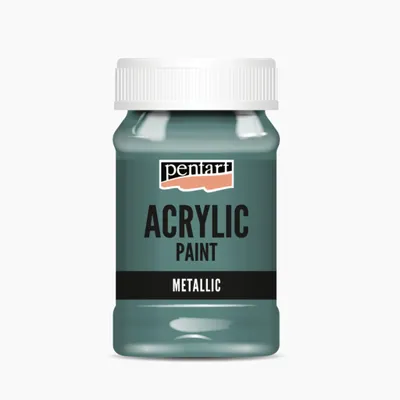 Obrázok produktu pre PENTART Akrylová farba metalická, 100 ml, benzín