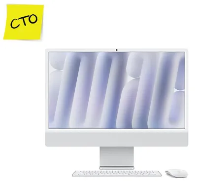 Produktbild von Apple iMac 24" CTO Silber (Gigabit Ethernet,TID.Num.)