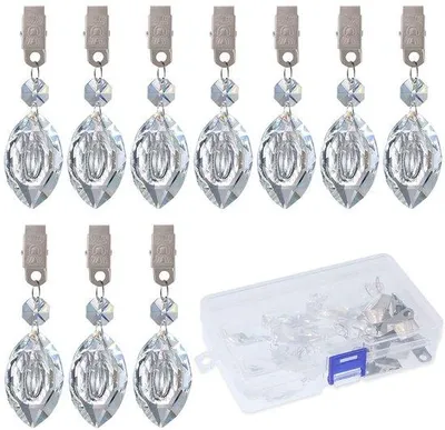 Produktbild von Metallische Gewichtsset mit Kristallprismen für Picknicktische und Outdoor-Aktivitäten