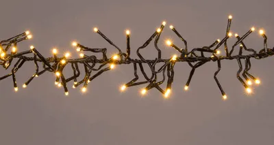 Produktbild von Coen Bakker Cluster Lichterkette für Außen 9m warmweiß 1536 LEDs Dimmer Timer Weihnachtsdekoration