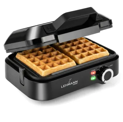 Immagine prodotto di Macchina per waffle a doppia piastra, ideale per waffle belghe, 1200W, pronta in 3 minuti