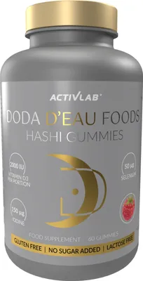 Obrázek produktu pro ActivLab Doda D'Eau Foods Hashi Gummies, malina, 60 gelů
