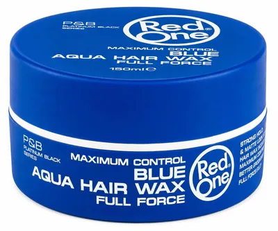 Immagine prodotto di Red One Blue Aqua: Gel-cera per capelli Full Force 150ml – Cera-gel per capelli che offre una tenuta forte, effetto bagnato, lucentezza, ideale per capelli corti, stile da barbiere, prodotti per lo styling maschile, articoli per parrucchieri, prodotti per lo styling uomo, disponibili su Temu e TikTok Shop