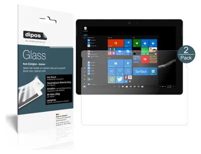 Obrázok produktu pre 2x ochranná fólia pre Microsoft Surface Go 2 matná - proti nárazom 9H fólia dipos Glass plastové sklo