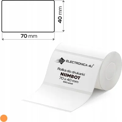 Produktbild von Weiße selbstklebende Etiketten, Thermosticker für Niimbot K3 70x40 690 Stück