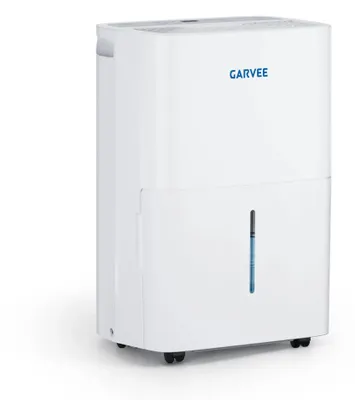 Image de Déshumidificateur domestique - 20 l/jour - Pour 41 à 60 m² - Silencieux ≤ 50 dB - Réservoir d'eau 4 à 6 l - Évacuation continue - Économe en énergie - Blanc