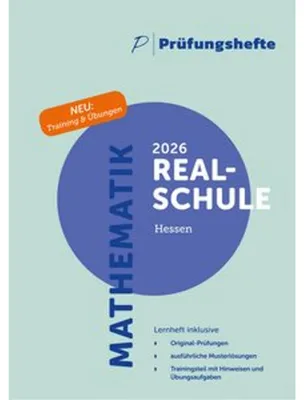 Image de Prüfungsheft & Training - 2026 Mathematik Realschule - Hessen - Original-Prüfungen und Lösungen