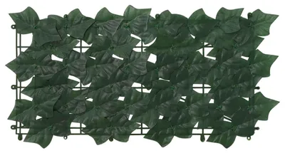 Image de vidaXL Brise-vue de balcon avec feuilles vert foncé 600 x 75 cm