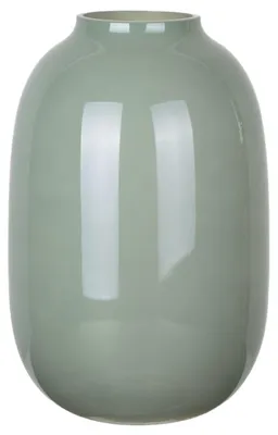 Produktbild von Mega Collections Blumenvase Oval Beauty - jade grun - Glas - D19 x H30 cm