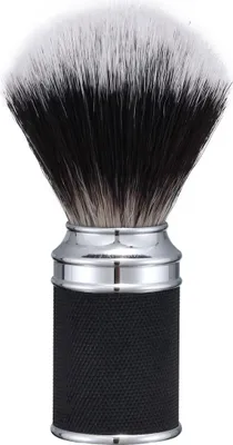 Immagine prodotto di INF Pennello da barba da uomo: Manico in lega di alluminio per schiuma ricca Nero