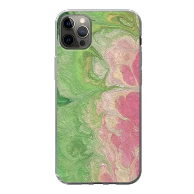 Produktbild von MuchoWow® Handyhülle Schutzhülle Hülle für iPhone 13 Pro Max Farbe - Kunst - Psychedelisch Silikon Softcase Handy Hülle - Mobiltelefon