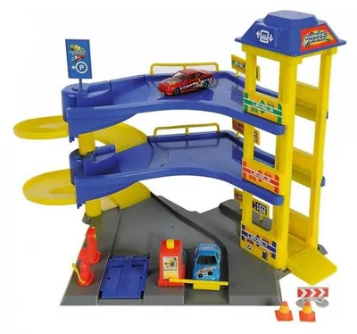 Image de Garage parking station 3 etages + 2 voitures - dickie toys - 203608351