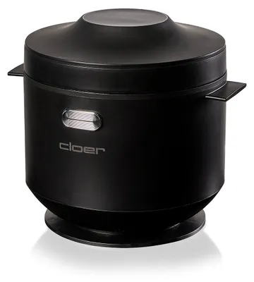 Image de Cuiseur à riz Cloer 6830, 1 litre, avec couvercle vapeur, fonction de maintien au chaud, et cuve intérieure antiadhésive