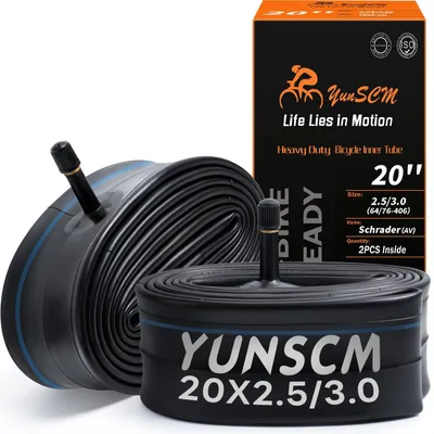 Obrázok produktu pre 2 kusy hrubých vnútorných duší pre bicykel s 20-palcovými kolesami