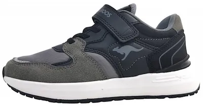 Produktbild von KangaRoos K-Sneak Base EV Sportschuhe Kinder Sneaker Klettschuh Schwarz Freizeit, Schuhgröße:34 EU