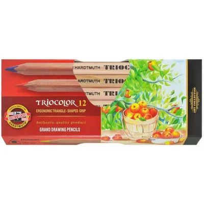 Obrázek produktu pro Koh-i-noor pastelky JUMBO trohranné silné 12 ks