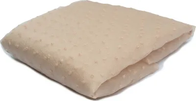 Obrázek produktu pro Organzová tkanina s vyšívanými puntíky, světle béžová, 50 x 150 cm