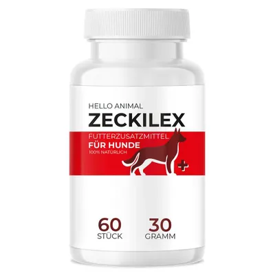 Produktbild von Hello Animal® Zeckilex - Zecken Presslinge – zum Schutz vor Zeckenbefall – für Hunde – Zeckenschutz Hund – Zeckentablеtten – Zeckenmittel