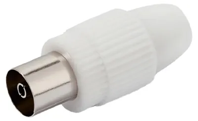 Produktbild von 75 Ohm Koaxialbuchse kompatibel mit Kabeln unterschiedlicher Durchmesser