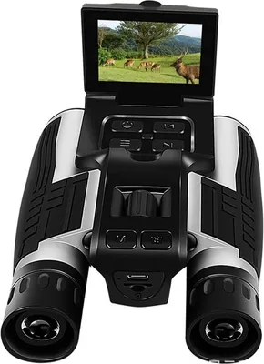 Image de INF Jumelles Numériques 12x32 avec Vidéo 2.5K & Photo 48MP, Zoom 8x & IPS
