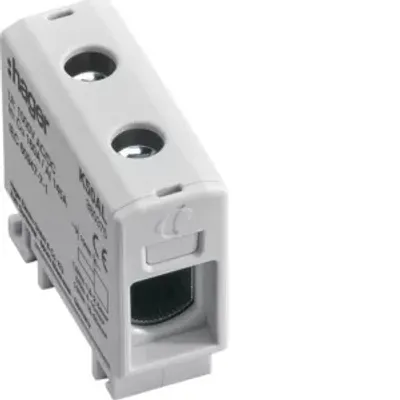 Image de Hager Borne de raccordement pour câbles en aluminiumK50ALet en cuivre 2.5-50qmm gris (K50AL)