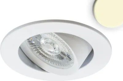 Produktbild von ISOLED LED Einbauleuchte Slim68 weiß, rund, 9W, warmweiß, dimmbar