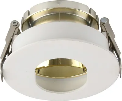 Obrázek produktu pro V-TAC GU10 zapuštěné bílé/zlaté kulaté stropní svítidlo VT-874