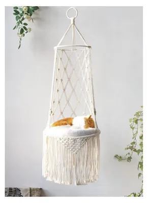 Productafbeelding van Hangmat voor Katten en Honden - Beige Katoen