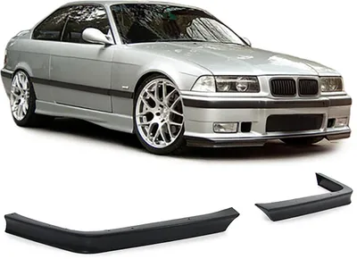 Produktbild von Front Flaps Spoiler Evo Lippe passend für BMW 3er E36 90-98 mit Sport Stoßstange
