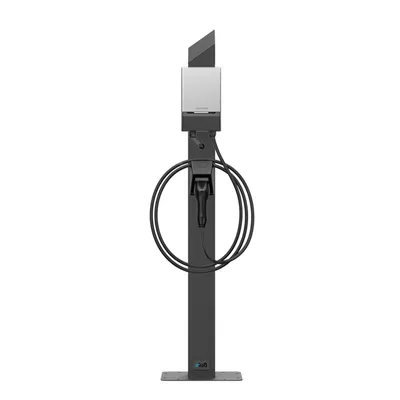 Produktbild von Wallbox Standfuß EcoFlow PowerPulse - Edelstahl anthrazit (RAL 7016)