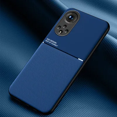 Image de Coque König Design compatible avec le Honor 50 - Coque souple en plastique pour téléphone portable - Coque de téléphone portable bleue