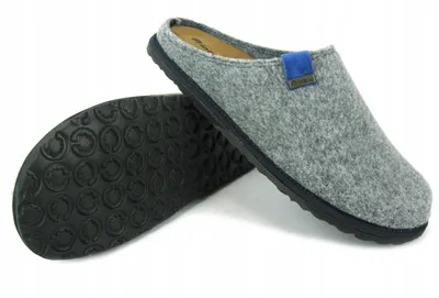 Produktbild von Inblu Herren Hausschuhe 155M020 - Warme Filz Pantoffeln