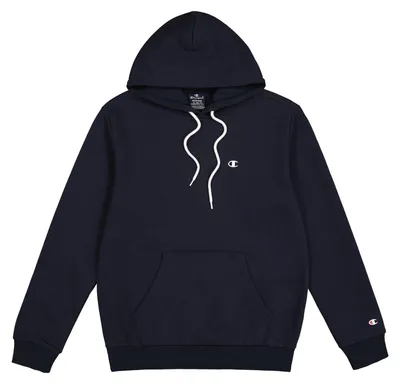 Produktbild von Champion Legacy Basics - Powerblend Fleece Sweatshirt mit Kapuze, Marineblau, XS