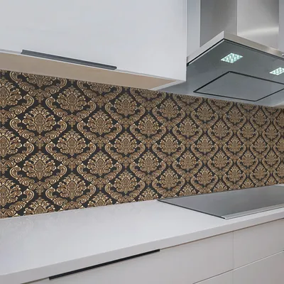 Produktbild von Küchenrückwand Barock 60 x 400 cm, robuste ABS-Kunststoff Platte Monolith mit Direktdruck