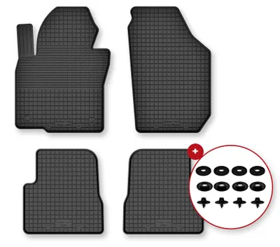 Zdjęcie produktu dla Dywaniki gumowe do Alfa Romeo Tonale 965 2022- (SUV) – 4 szt., czarne, dobierane – Wielganizator Semi-Universal