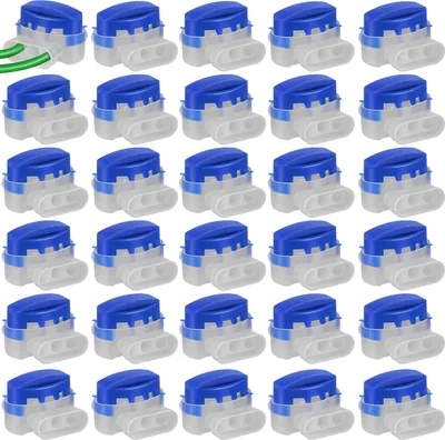 Produktbild von Kabelverbinder, 30 Stück Kabelverbinder für Mähroboter Rasenroboter Rasenmäher Automower 314 Wasserdicht Kabelklemmen Anschlussklemmen Kabel Verbinder für Gardena Mähroboter