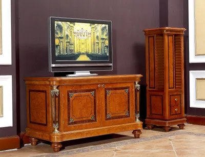 Produktbild von RTV TV- Schrank TV- Tisch Wohnzimmer Kommode Lowboard Barock Rokoko Sideboard