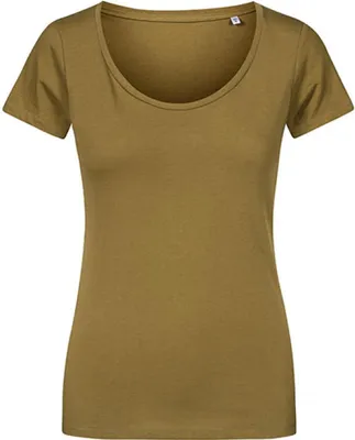 Produktbild von X.O Deep Scoop T-Shirt Damen, Olivegrün, M
