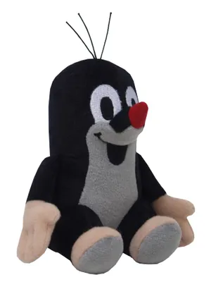 Produktbild von Kuscheltier Der kleine Maulwurf sitzt 11,5 cm Schwarz, 49912Z