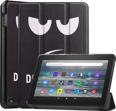 Produktbild von Schutzhülle für Amazon Fire 7 2022 12 Generation 7 Zoll Slim Case Etui mit Standfunktion und Auto Sleep/Wake Funktion