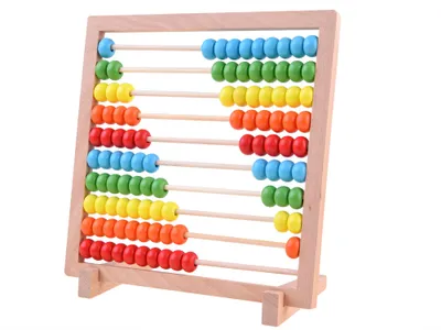 Produktbild von Bunter Schulabakus aus Holz ZA4448 universal