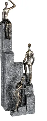 Produktbild von Casablanca by Gilde Dekofigur Skulptur Climbing broncefarben H. 39 cm,79902