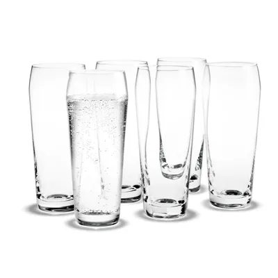 Produktbild von Holmegaard Perfection Wasser, 6er Set Wasserglas Saftglas Bierglas Longdrinkglas