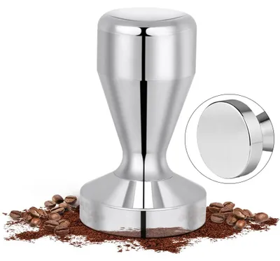 Obrázok produktu pre Kávovar tamper, 51 mm, z nehrdzavejúcej ocele, s ergonomickou rukoväťou