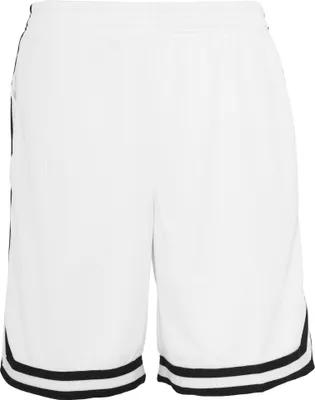 Image de Urban Classics TB243 | Short en maille à rayures, tailles S à 3XL - Couleur : whtblkwht - Taille : L